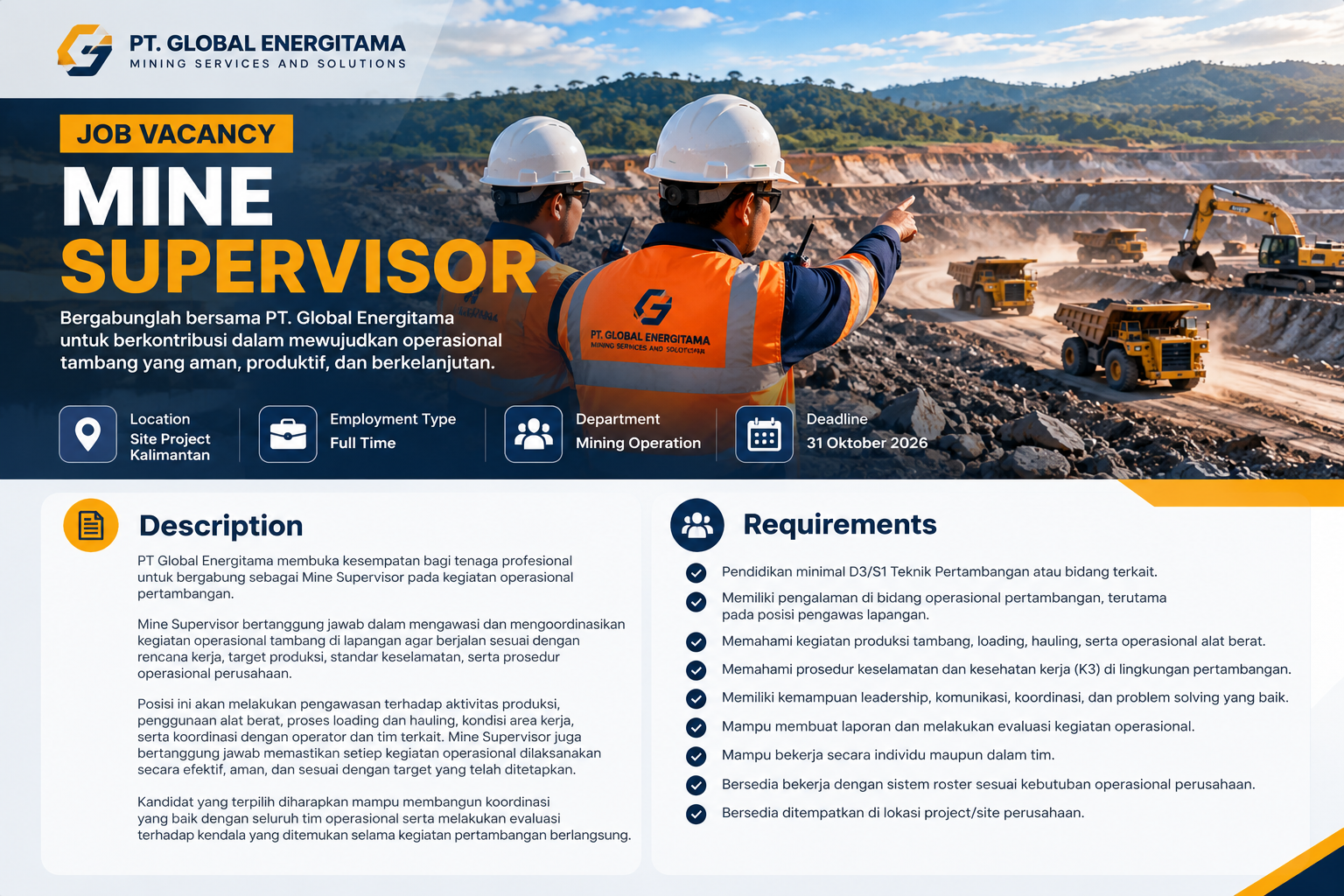 Mine Supervisor
